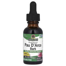 Трави Nature's Answer Кора Д'арко, без спирту, 2000 мг, Pau D'Arco Bark, Alcohol-Free, 30 мл (NTA-00652)
