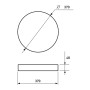 Світильник Eurolamp Easy click 40W 4000K (LED-NLR-40/40(GM)) Світильник Eurolamp Easy click 40W 4000K (LED-NLR-40/40(GM))