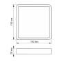 Світильник Videx 18W 5000K Black (VL-DLSS-185B) Світильник Videx 18W 5000K Black (VL-DLSS-185B)
