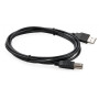 Кабель для принтера USB 2.0 AM/BM 1.8 m Vinga (VCPDCAMBM1.8BK) Кабель для принтера USB 2.0 AM/BM 1.8 m Vinga (VCPDCAMBM1.8BK)