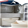 Набір для пікніка Bergner Walking business 23х22х13.5 см 5 предметів (BG-3652-BL) Набір для пікніка Bergner Walking business 23х22х13.5 см 5 предметів (BG-3652-BL)