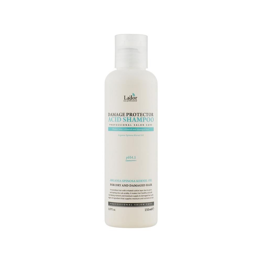 Шампунь La'dor Damage Protector Acid Shampoo Безлужний з pH 4.5 150 мл (8809500810605)