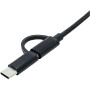 Перехідник OTG AC-150 2in1 USB 3.0 - MicroUSB USB Type-C Black XoKo (AC-150-BK) Перехідник OTG AC-150 2in1 USB 3.0 - MicroUSB USB Type-C Black XoKo (AC-150-BK)