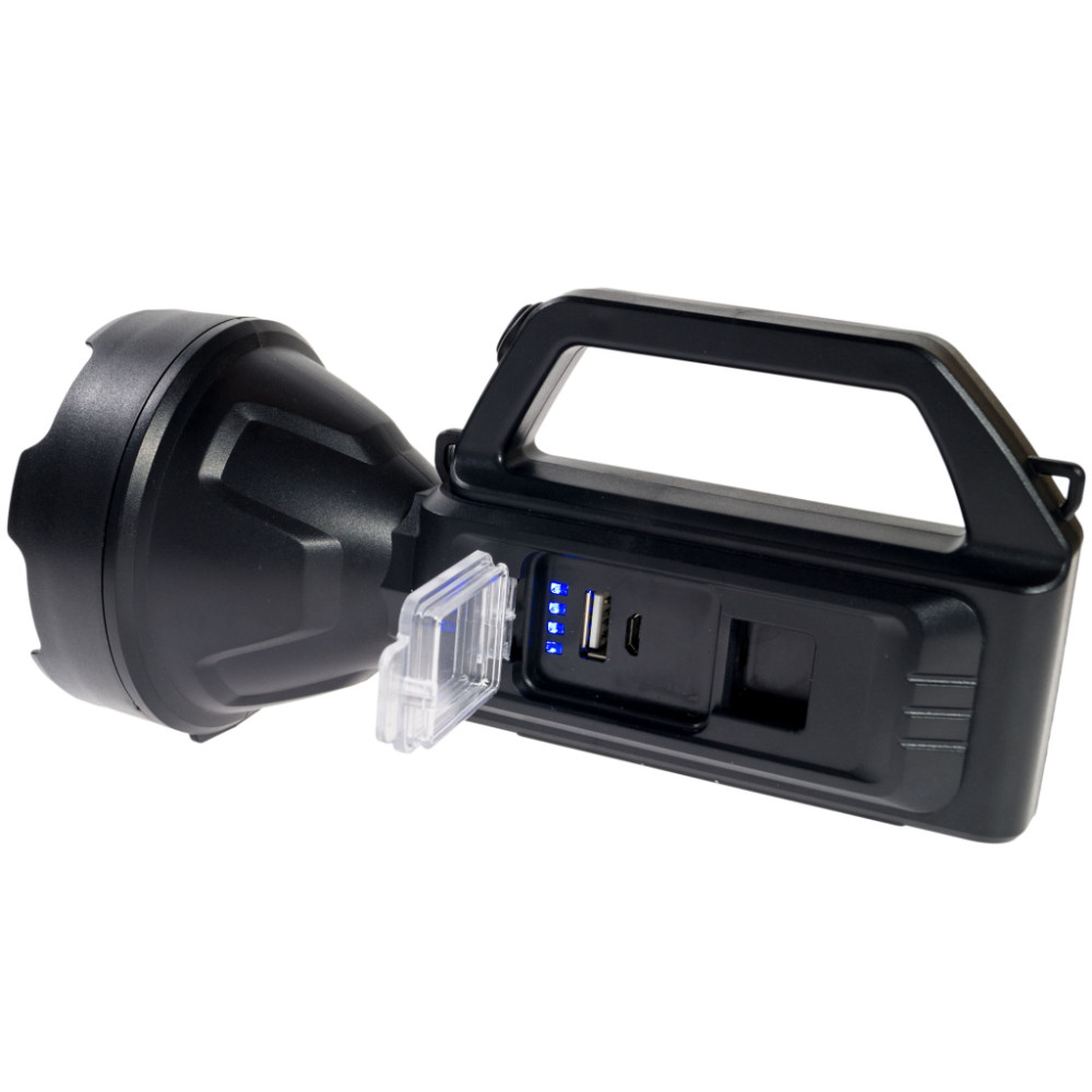 Ліхтар Quantum Tracker 3W LED+COB з функцією Power Bank + подарунок QM-FL1043 (QM-FL1063-PR1)