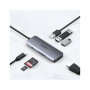 Концентратор Choetech USB-C 7-in-1 3хUSB 3.0+USB-C PD100W+HDMI 4K 30HZ+SD/TF USB3.1 (HUB-M19-GY) Концентратор Choetech USB-C 7-in-1 3хUSB 3.0+USB-C PD100W+HDMI 4K 30HZ+SD/TF USB3.1 (HUB-M19-GY)