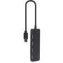 Концентратор Gembird USB-C 4 ports USB 2.0 black (UHB-CM-U2P4-01) Концентратор Gembird USB-C 4 ports USB 2.0 black (UHB-CM-U2P4-01)