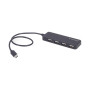 Концентратор Gembird USB-C 4 ports USB 2.0 black (UHB-CM-U2P4-01) Концентратор Gembird USB-C 4 ports USB 2.0 black (UHB-CM-U2P4-01)