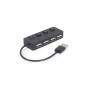 Концентратор Gembird USB 2.0 4 ports switch black (UHB-U2P4-05) Концентратор Gembird USB 2.0 4 ports switch black (UHB-U2P4-05)