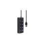 Концентратор Gembird USB 3.0 4 ports switch black (UHB-U3P4P-01) Концентратор Gembird USB 3.0 4 ports switch black (UHB-U3P4P-01)