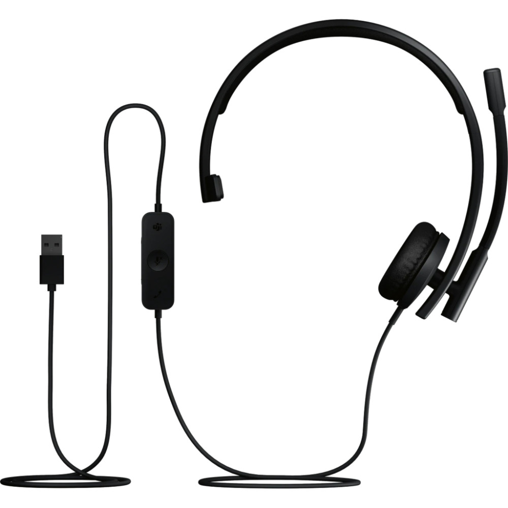 Навушники Logitech H570e Corded for Business Mono Teams USB-A Black (981-001426)