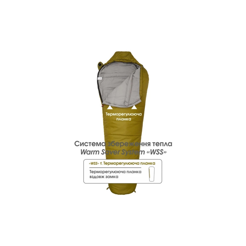Спальний мішок Mousson PLATO R Olive (9044)