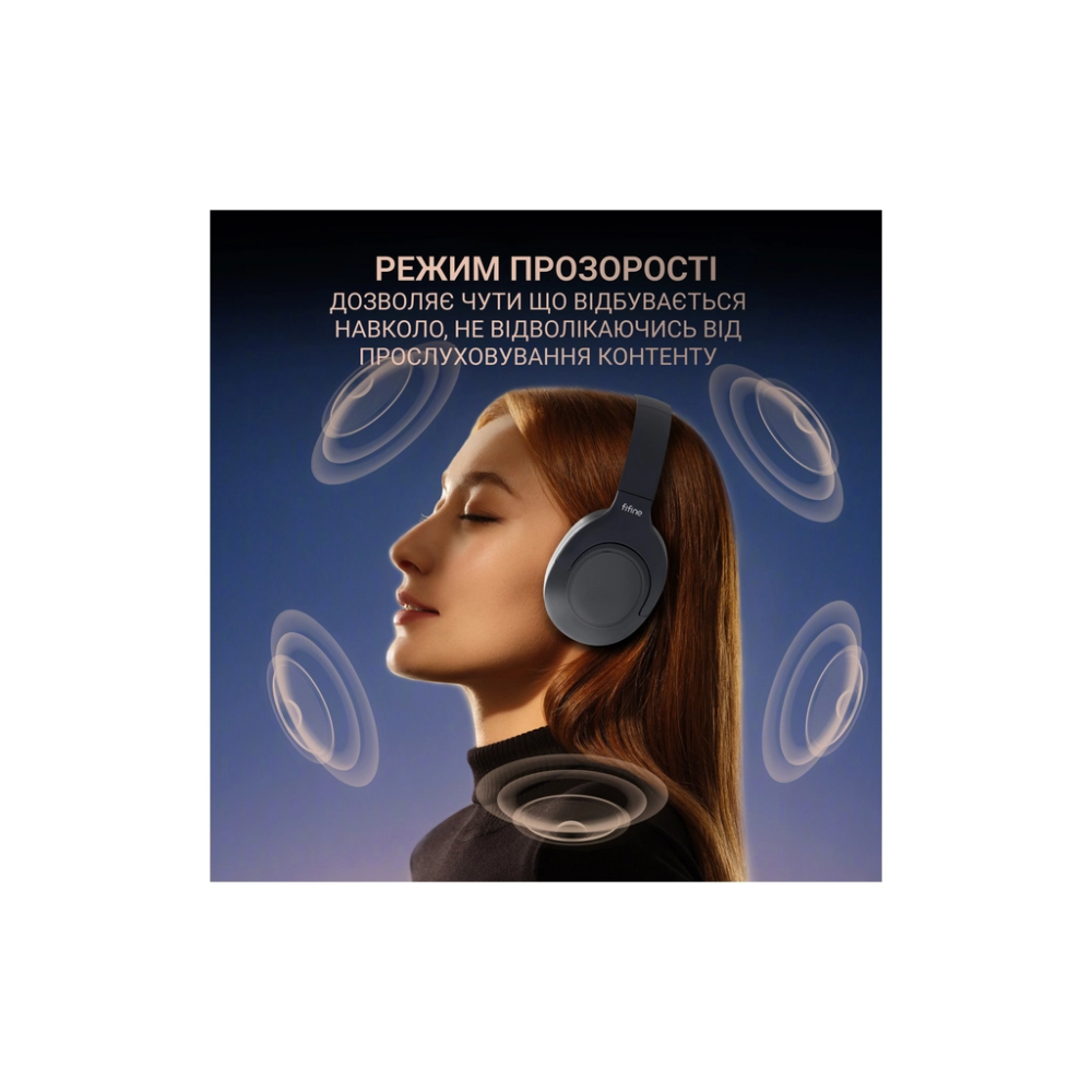 Навушники Fifine X3 Wireless Black (X3)