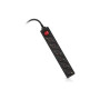 Мережевий фільтр живлення REAL-EL RS-6 Protect M 5m, black (EL122300036) Мережевий фільтр живлення REAL-EL RS-6 Protect M 5m, black (EL122300036)
