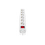 Мережевий фільтр живлення REAL-EL RS-6 Protect M 5m, white (EL122300035) Мережевий фільтр живлення REAL-EL RS-6 Protect M 5m, white (EL122300035)