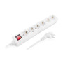 Мережевий фільтр живлення REAL-EL RS-6 Protect M 5m, white (EL122300035) Мережевий фільтр живлення REAL-EL RS-6 Protect M 5m, white (EL122300035)
