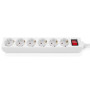 Мережевий фільтр живлення REAL-EL RS-6 Protect M 5m, white (EL122300035) Мережевий фільтр живлення REAL-EL RS-6 Protect M 5m, white (EL122300035)
