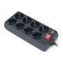 Мережевий фільтр живлення REAL-EL RS-8 Protect 5m, black (EL122300024) Мережевий фільтр живлення REAL-EL RS-8 Protect 5m, black (EL122300024)