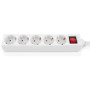 Мережевий фільтр живлення REAL-EL RS-Protect M 5m, white (EL122300029) Мережевий фільтр живлення REAL-EL RS-Protect M 5m, white (EL122300029)