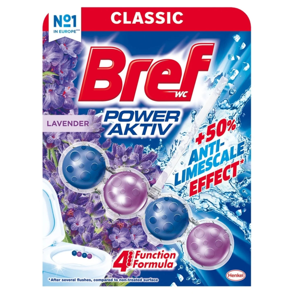 Туалетний блок Bref Сила Актив Лаванда 50 г (9000100956048)
