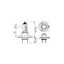 Автолампа Bosch галогенова 55W (1 987 301 012) Автолампа Bosch галогенова 55W (1 987 301 012)