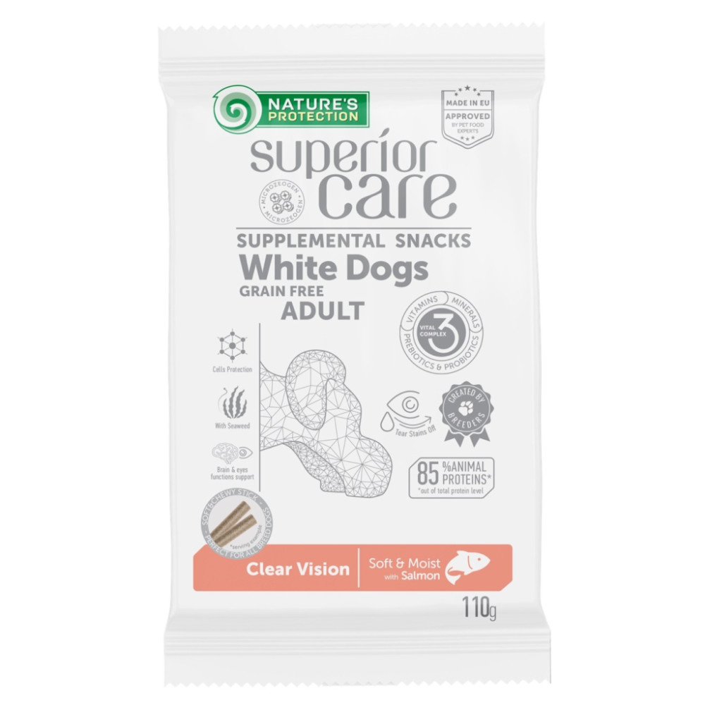 Ласощі для собак Nature's Protection Superior Care White Dogs Clear Vision 110 г (KIKNPSC47201)