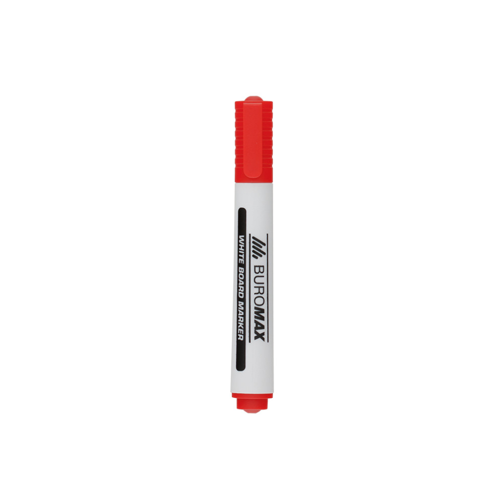 Маркер Buromax для магнітних дошок, червоний, 2-4 мм, спиртова основа (BM.8800-05)