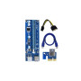 Райзер PCI-E x1 to 16x 60cm USB 3.0 Cable SATA to 6Pin Power v.006C Dynamode (RX-riser-006c 6 pin) Райзер PCI-E x1 to 16x 60cm USB 3.0 Cable SATA to 6Pin Power v.006C Dynamode (RX-riser-006c 6 pin)