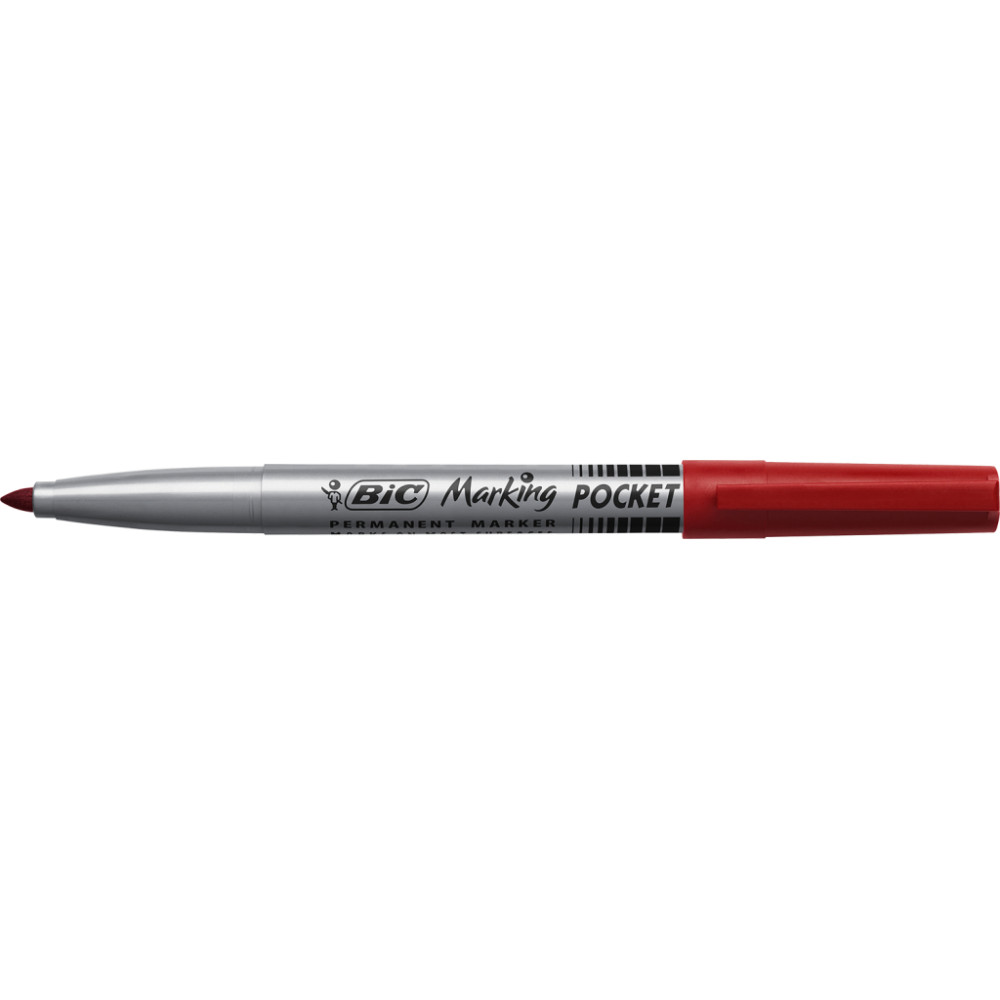 Маркер Bic перманентний Fine, червоний (bc8209002)