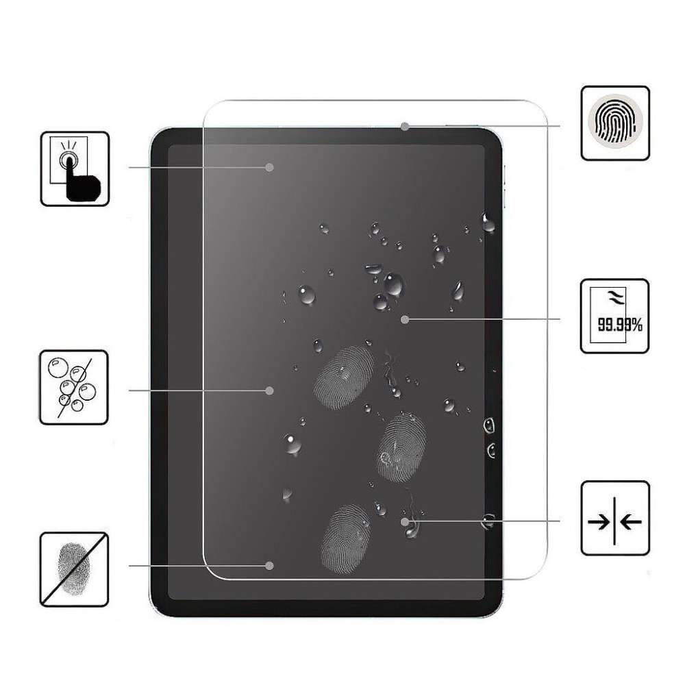 Скло захисне BeCover Apple iPad 10.9" (2022/2024)/iPad (А16) 2025 11" (708138)
