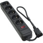 Мережевий фільтр живлення Patron 0.5 m3*1mm2 (SP-1052U) 5 розеток BLACK (EXT-PN-SP-1052U) Мережевий фільтр живлення Patron 0.5 m3*1mm2 (SP-1052U) 5 розеток BLACK (EXT-PN-SP-1052U)