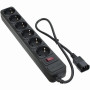 Мережевий фільтр живлення Patron 0.5 m3*1mm2 (SP-1062U) 6 розеток BLACK (EXT-PN-SP-1062U) Мережевий фільтр живлення Patron 0.5 m3*1mm2 (SP-1062U) 6 розеток BLACK (EXT-PN-SP-1062U)