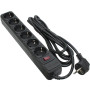 Мережевий фільтр живлення Patron 3.0 m3*1mm2 (SP-1063) 6 розеток BLACK (EXT-PN-SP-1063) Мережевий фільтр живлення Patron 3.0 m3*1mm2 (SP-1063) 6 розеток BLACK (EXT-PN-SP-1063)