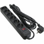 Мережевий фільтр живлення Patron 5.0 m3*1mm2 (SP-1065) 6 розеток BLACK (EXT-PN-SP-1065) Мережевий фільтр живлення Patron 5.0 m3*1mm2 (SP-1065) 6 розеток BLACK (EXT-PN-SP-1065)