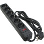 Мережевий фільтр живлення Patron 1.8 m3*1.5mm2 (SP-1662) 6 розеток BLACK (EXT-PN-SP-1662) Мережевий фільтр живлення Patron 1.8 m3*1.5mm2 (SP-1662) 6 розеток BLACK (EXT-PN-SP-1662)