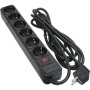 Мережевий фільтр живлення Patron 3.0 m3*1.5mm2 (SP-1663) 6 розеток BLACK (EXT-PN-SP-1663) Мережевий фільтр живлення Patron 3.0 m3*1.5mm2 (SP-1663) 6 розеток BLACK (EXT-PN-SP-1663)