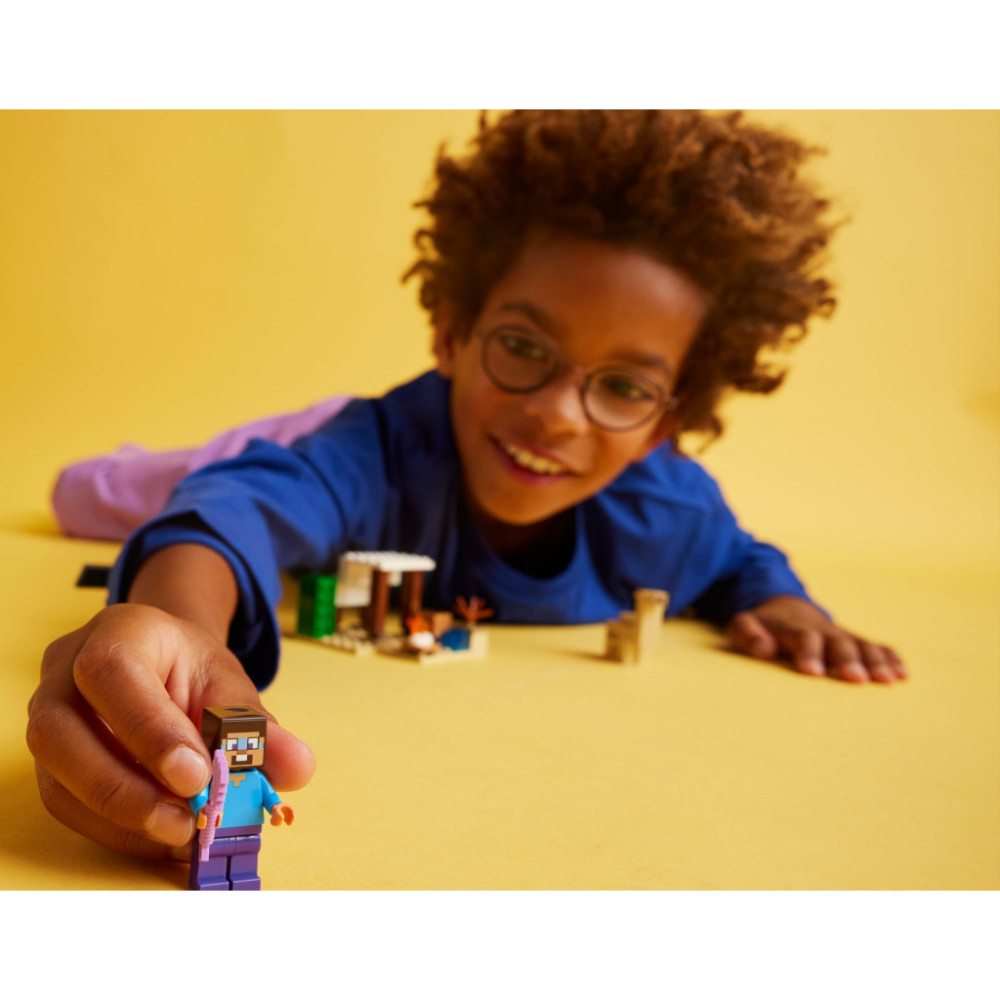 Конструктор LEGO Minecraft Експедиція Стіва в пустелю 75 деталей (21251)