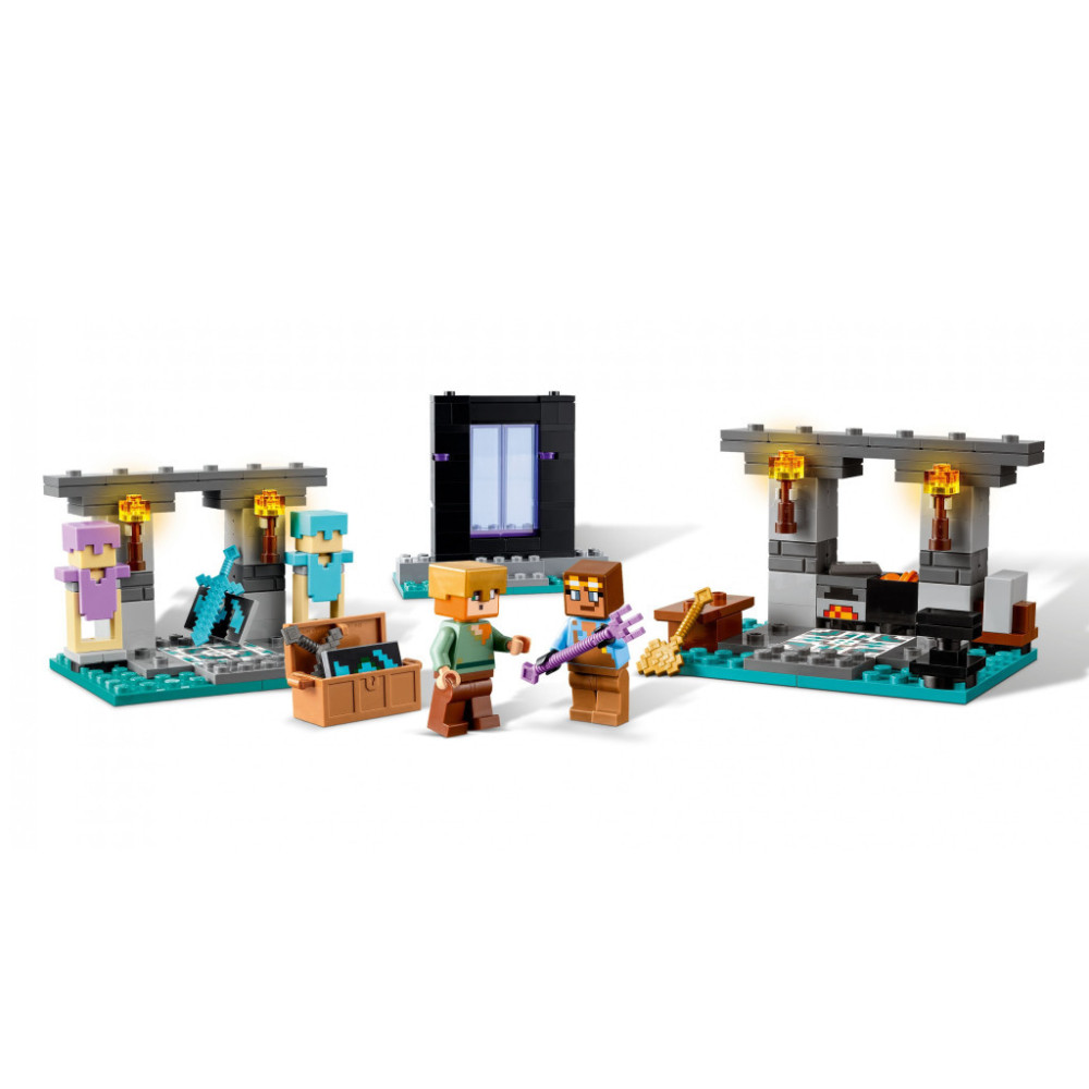 Конструктор LEGO Minecraft Зброярня 203 деталей (21252)