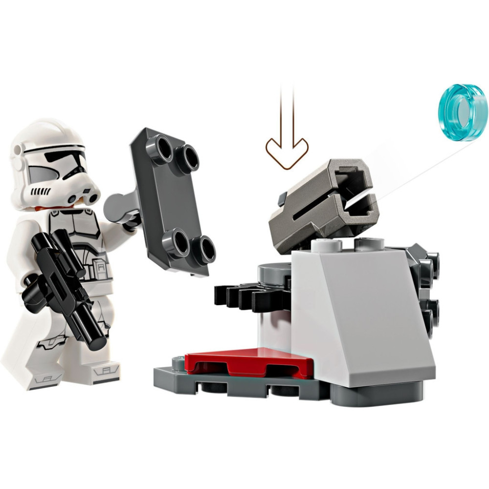 Конструктор LEGO Star Wars Клони-піхотинці й Бойовий дроїд. Бойовий набір 215 деталей (75372)