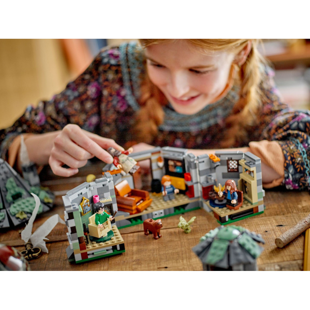 Конструктор LEGO Harry Potter Хатинка Геґріда: Несподівані гості 896 деталей (76428)