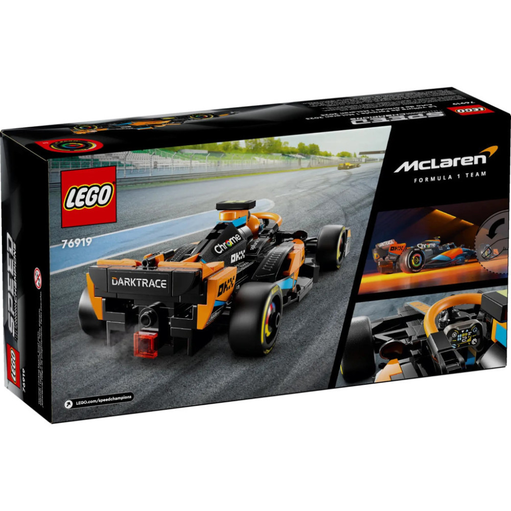 Конструктор LEGO Speed Champions Автомобіль для перегонів 2023 McLaren Formula 1, 245 деталей (76919)