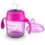 Поїльник-непроливайка Philips AVENT з м'яким носиком 200 мл рожевий, 6 міс+ (SCF551/03) Поїльник-непроливайка Philips AVENT з м'яким носиком 200 мл рожевий, 6 міс+ (SCF551/03)