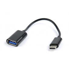 Дата кабель OTG USB 2.0 AF to USB-C 0.2m Cablexpert (A-OTG-CMAF2-01)