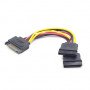 Кабель живлення SATA power 0.15m Cablexpert (CC-SATAM2F-01) Кабель живлення SATA power 0.15m Cablexpert (CC-SATAM2F-01)