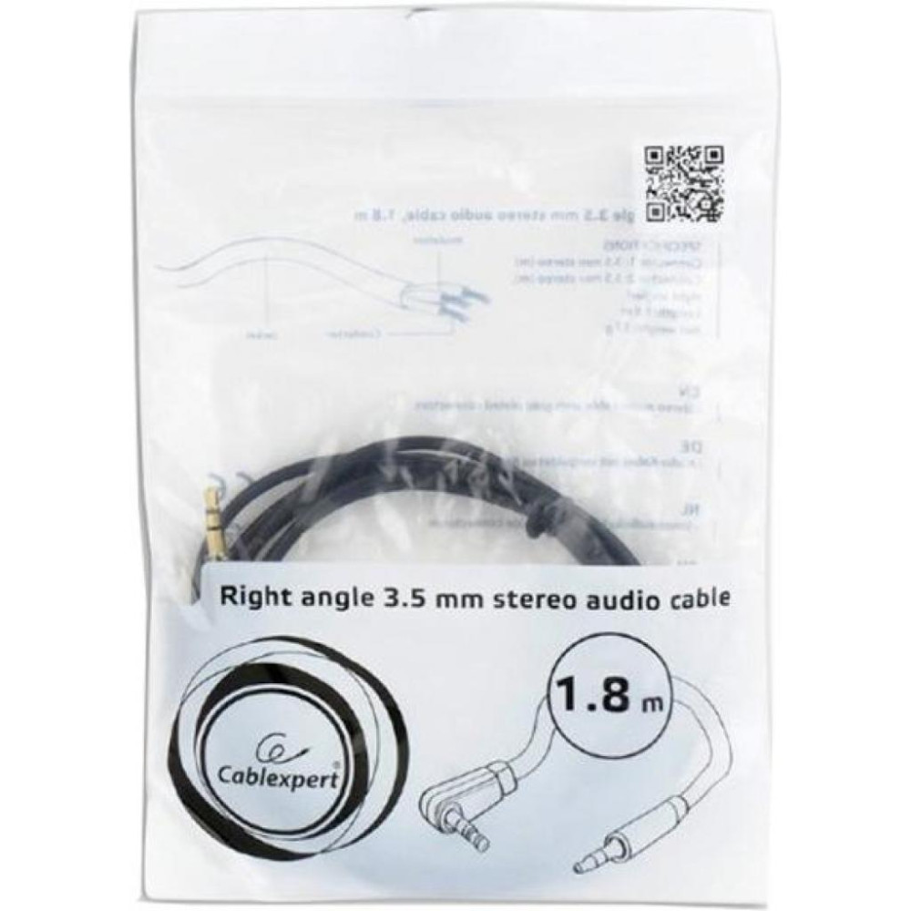 Кабель мультимедійний 3.5mm M to 3.5mm M 1.8m Cablexpert (CCAP-444L-6)