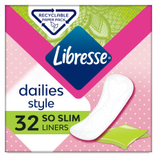 Щоденні прокладки Libresse Dailies Style 32 шт. (7322540758191/7322540083934)