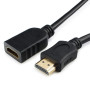 Кабель мультимедійний HDMI M to HDMI F 0.5m Cablexpert (CC-HDMI4X-0.5M) Кабель мультимедійний HDMI M to HDMI F 0.5m Cablexpert (CC-HDMI4X-0.5M)