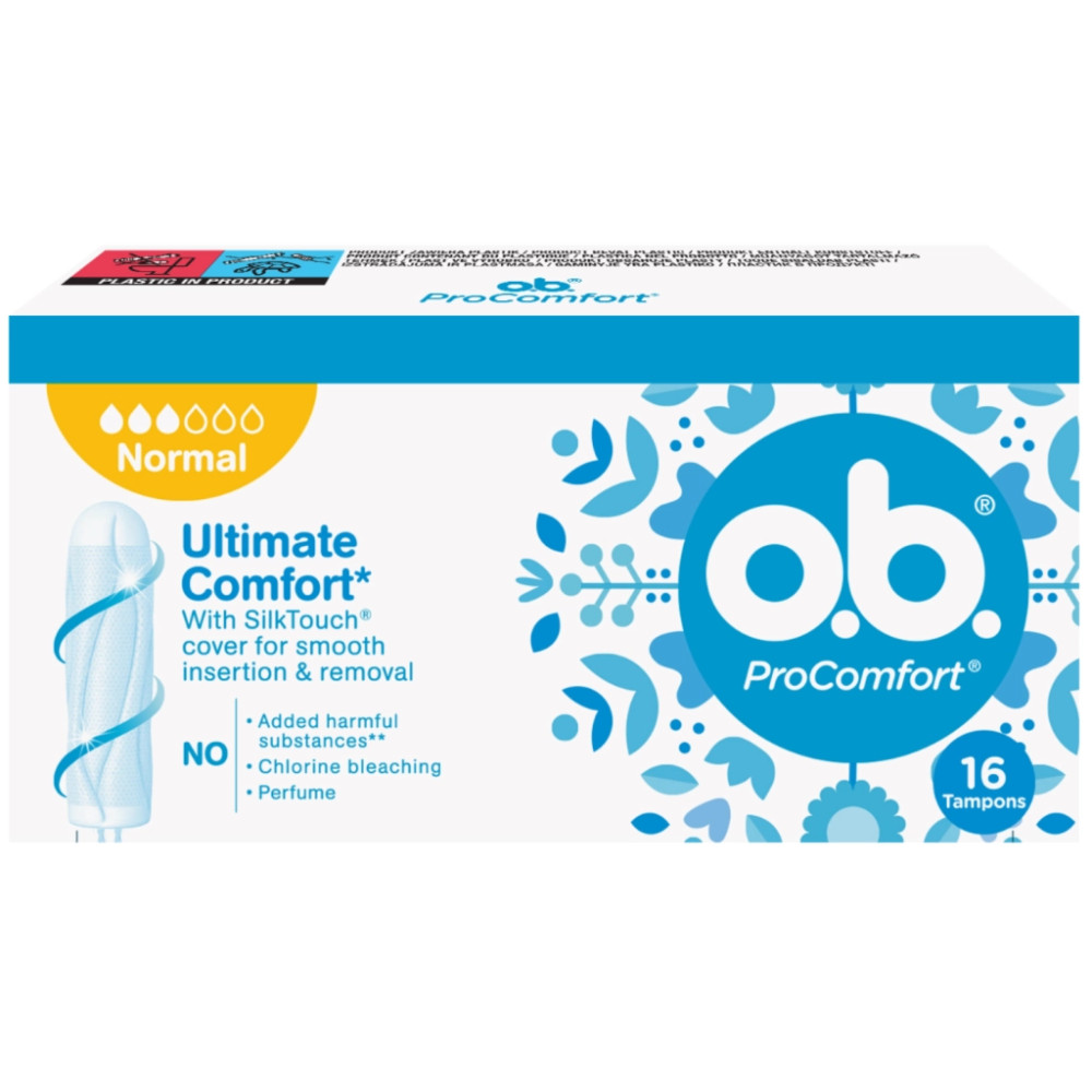 Тампони o.b. ProComfort Normal 16 шт. (3574660234282/3574661329840)
