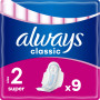 Гігієнічні прокладки Always Classic Super Розмір 2 9 шт. (4015400259459) Гігієнічні прокладки Always Classic Super Розмір 2 9 шт. (4015400259459)