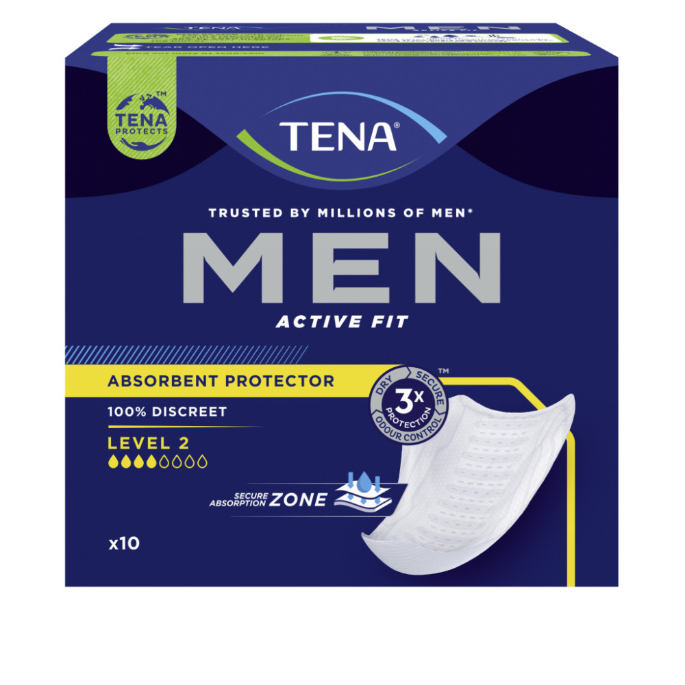 Урологічні прокладки Tena for Men Level 2 10 шт. (7322540016413)