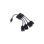 Концентратор Lapara LA-MicroUSB-OTG-HUB black Концентратор Lapara LA-MicroUSB-OTG-HUB black